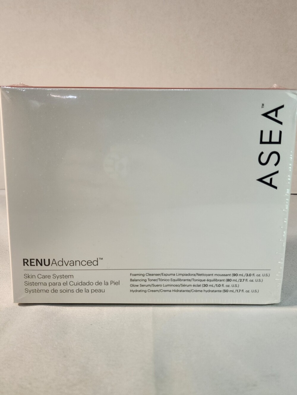 ASEA RENUAdvanced Hydrating Skin Care System - expires 05/27 Lot# K131025-4